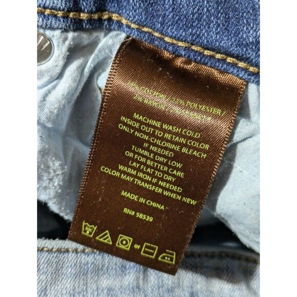 Kut from the Kloth Light Wash Distressed Straight Leg Jeans Women's Size 4 - Picture 11 of 12